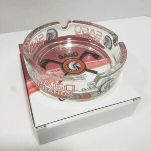 Sago Premium Since 1990 No.8  Glass Ashtray.